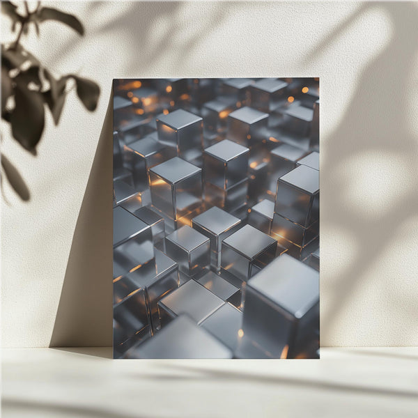 Metallic Cube Array