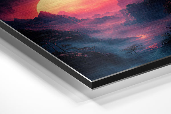 Crimson Sunset Reverie