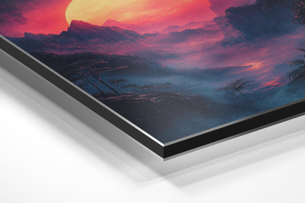 Crimson Sunset Reverie