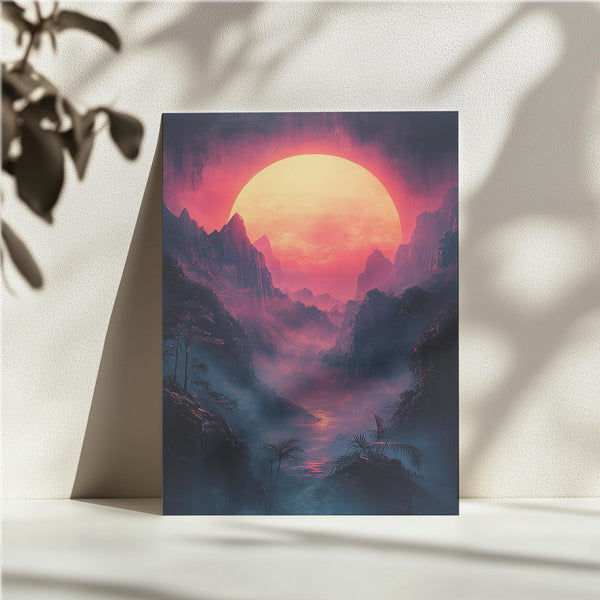 Crimson Sunset Reverie