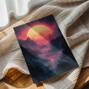 Crimson Sunset Reverie