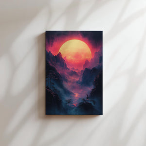 Crimson Sunset Reverie