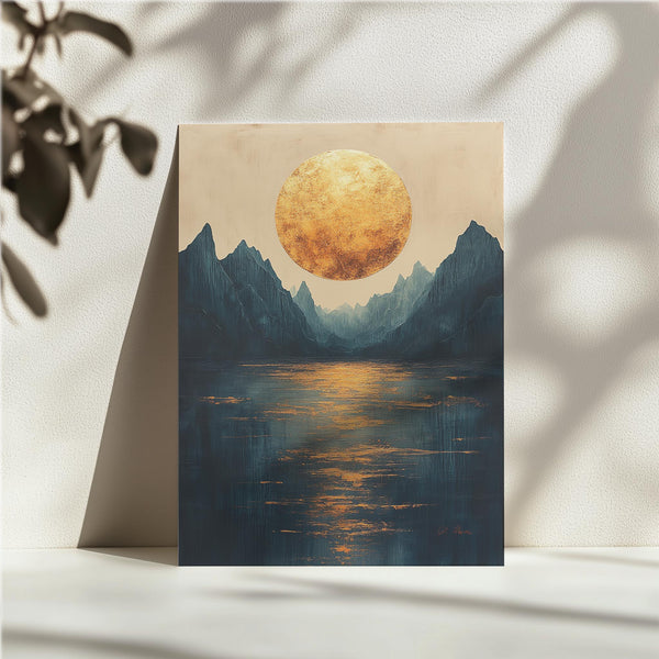 Sunlit Lake Serenity