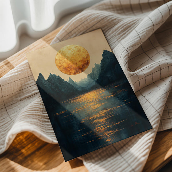 Sunlit Lake Serenity