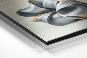 Metallic Ribbon Sculpture