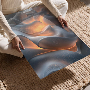 Fiery Geometric Mosaic