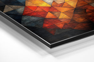 Angular Earth-Tone Abstract