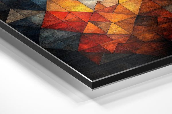 Angular Earth-Tone Abstract