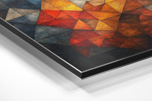 Angular Earth-Tone Abstract