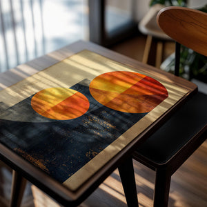 Golden Sunset Circles