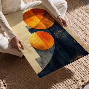 Golden Sunset Circles