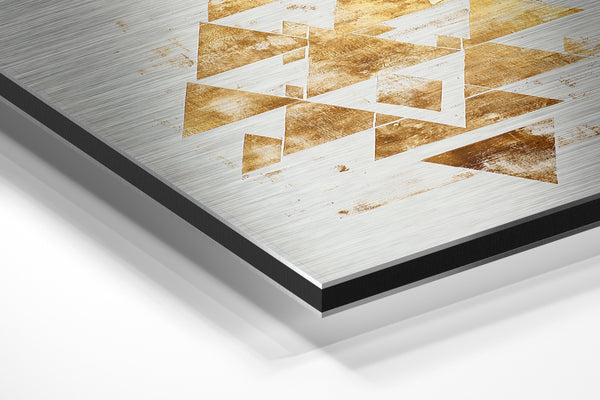 Golden Geometry Pattern