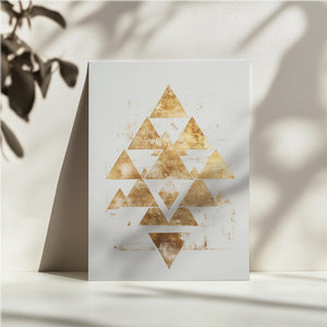 Golden Geometry Pattern