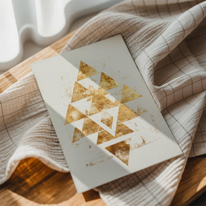 Golden Geometry Pattern