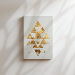 Golden Geometry Pattern