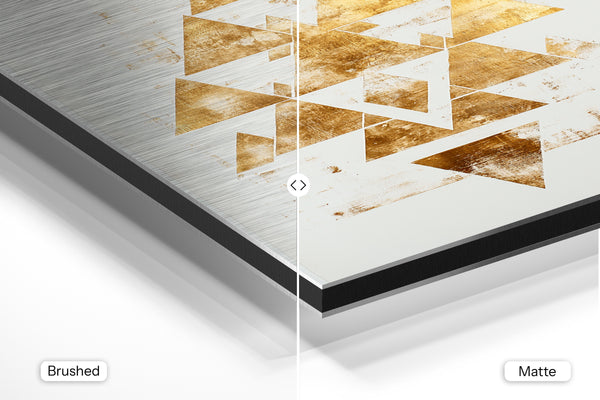 Golden Geometry Pattern