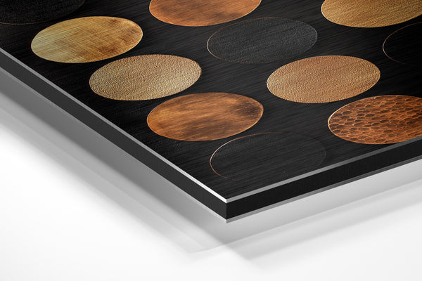 Textured Gold & Black