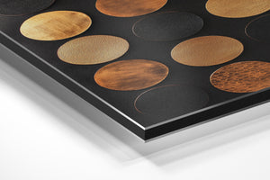 Textured Gold & Black