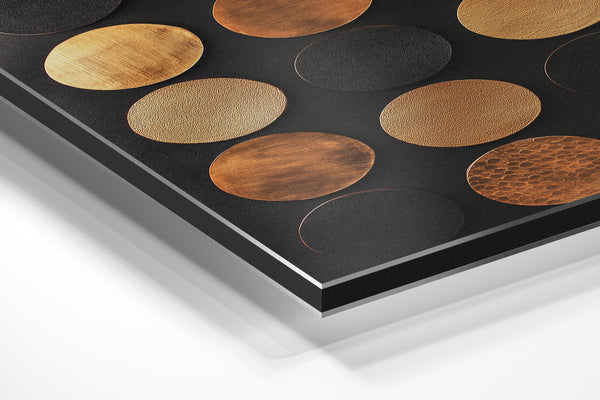 Textured Gold & Black