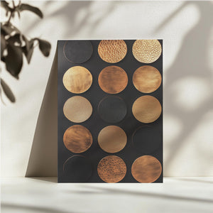 Textured Gold & Black