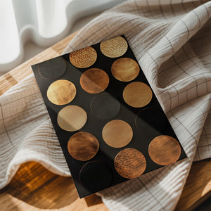 Textured Gold & Black