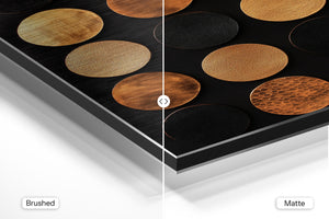 Textured Gold & Black