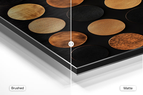 Textured Gold & Black