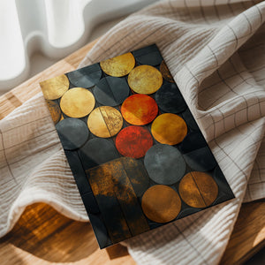 Vibrant Metallic Circles