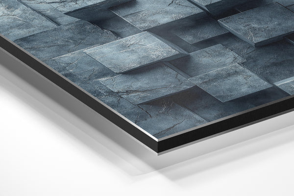 Marble Stacked Cubes