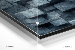 Marble Stacked Cubes