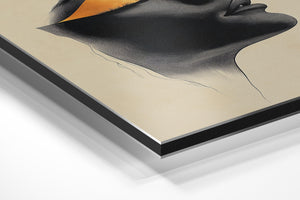 Abstract Golden Portrait