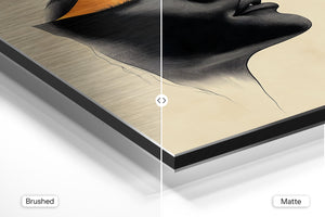 Abstract Golden Portrait