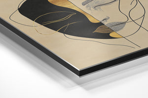 Split Face Illustration