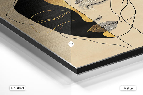 Split Face Illustration