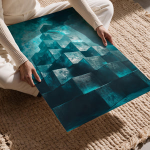 Glowing Pyramid Cubes