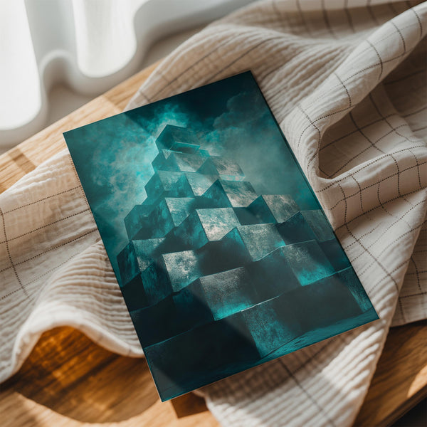 Glowing Pyramid Cubes