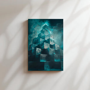 Glowing Pyramid Cubes