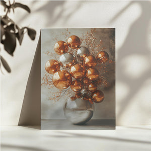 Copper Sphere Sculpture