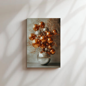 Copper Sphere Sculpture