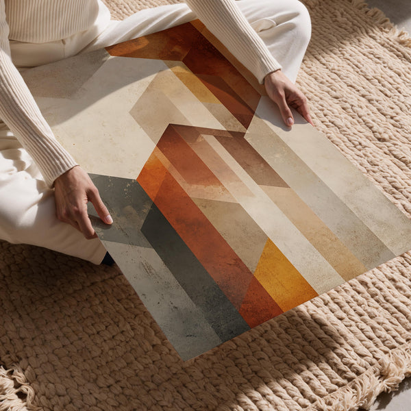 Geometric Earth Tones