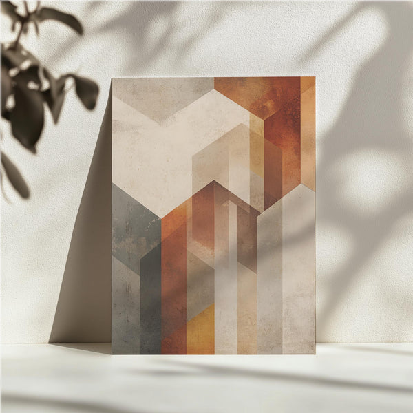 Geometric Earth Tones