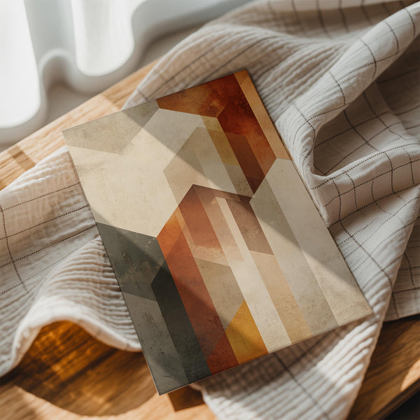 Geometric Earth Tones