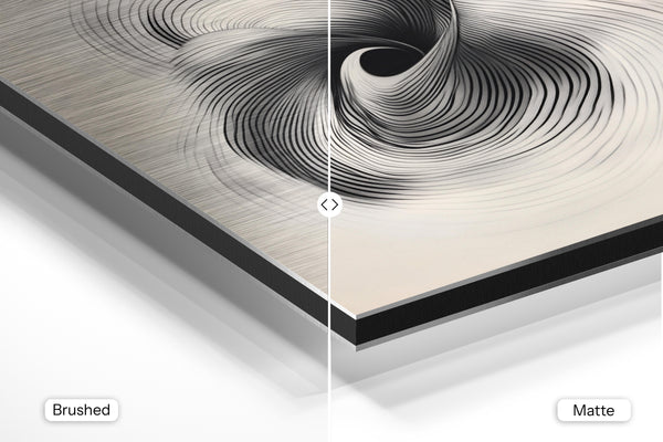 Monochrome Vortex Swirl