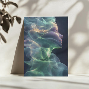 Luminous Flowing Portrait