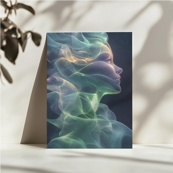 Luminous Flowing Portrait