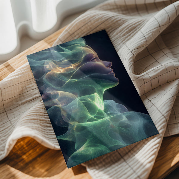 Luminous Flowing Portrait