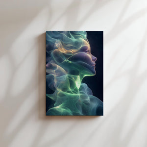 Luminous Flowing Portrait