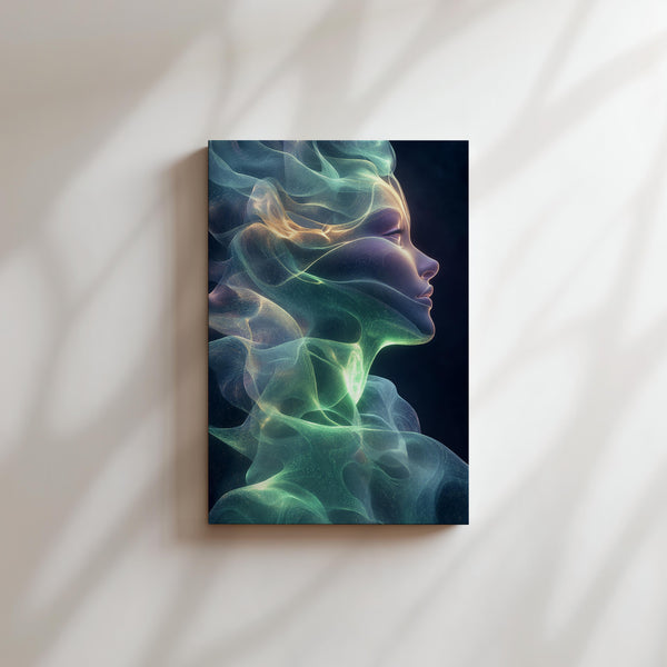 Luminous Flowing Portrait