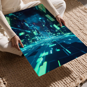 Cyber Cityscape Lights