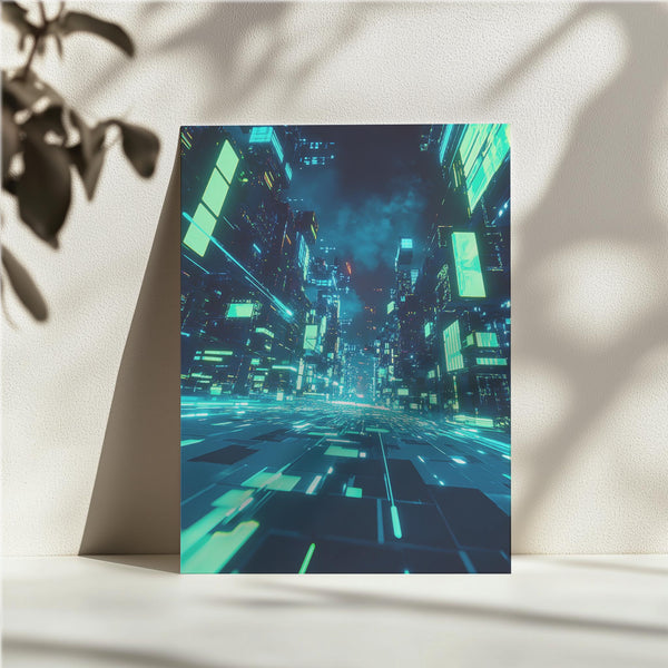 Cyber Cityscape Lights